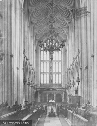 Bath Abbey Interior c.1873, Bath