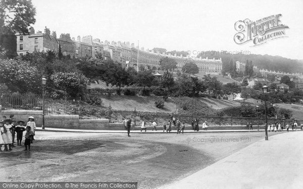Photo of Bath, Camden Crescent And Hedgemead Park 1895
