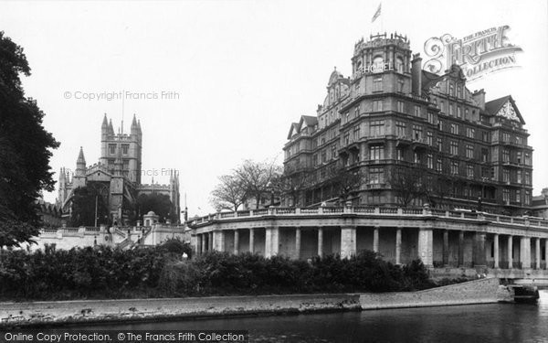 Photo of Bath, Empire Hotel And Abbey 1935