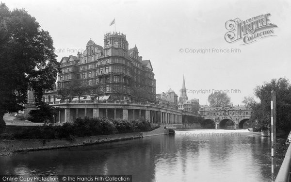 Photo of Bath, Empire Hotel And Pulteney Bridge 1935