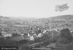 From Beechen Cliff 1896, Bath