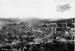 From Beechen Cliff 1902, Bath