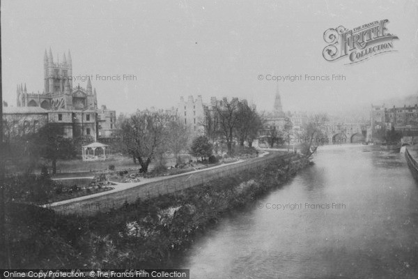 Photo of Bath, From North Parade Bridge 1890