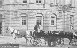 High Street, Pet Dog On Horse Carriage 1895, Bath