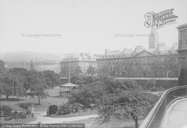 Photo of Bath, Institution Gardens 1895