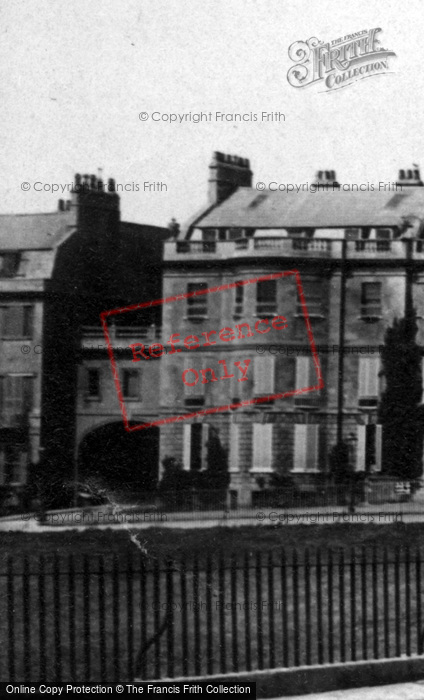 Photo of Bath, Lansdown Crescent 1896