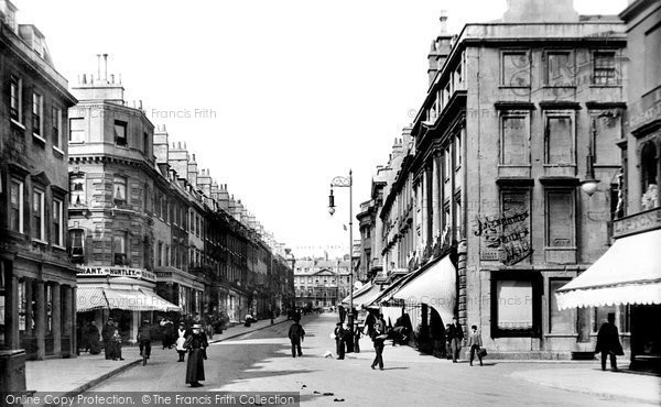 Photo of Bath, Milsom Street 1895
