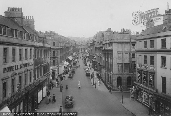 Photo of Bath, Milsom Street 1923