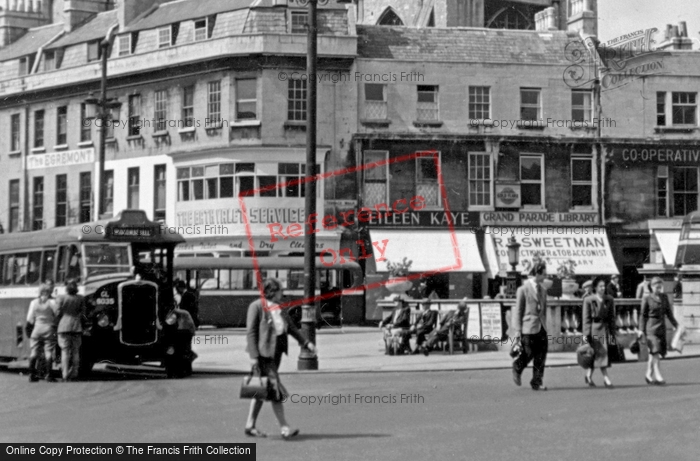 Photo of Bath, North Parade 1949