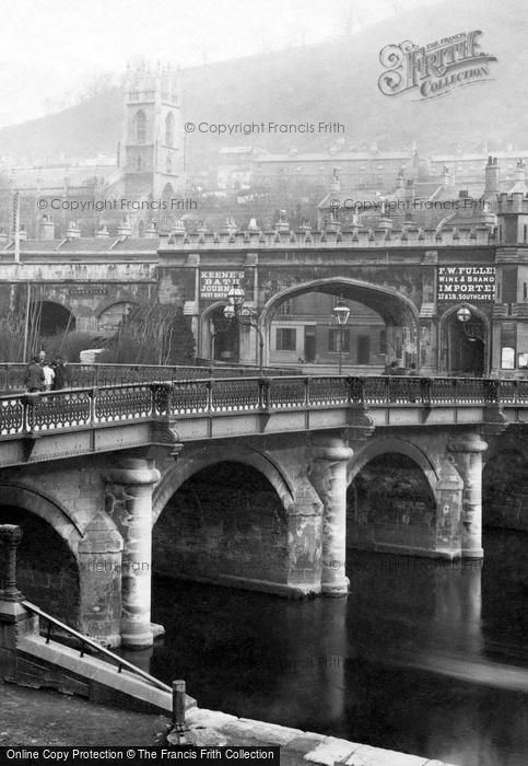 Photo of Bath, Old Bridge 1887