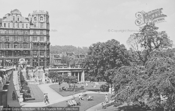 Photo of Bath, Parade Gardens c.1950