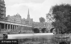 Pulteney Bridge And Weir 1920, Bath