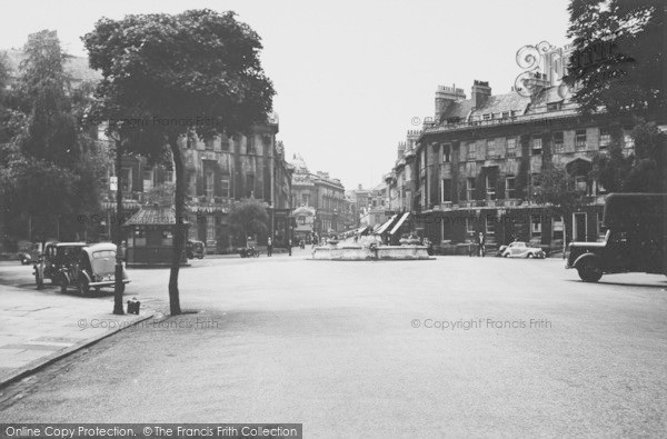 Photo of Bath, Pulteney Street c.1955