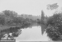 River Avon From Grosvenor Bridge 1907, Bath