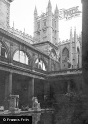 Roman Baths And Abbey 1951, Bath