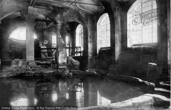 Photo of Bath, Roman Baths, Circular Baths 1896