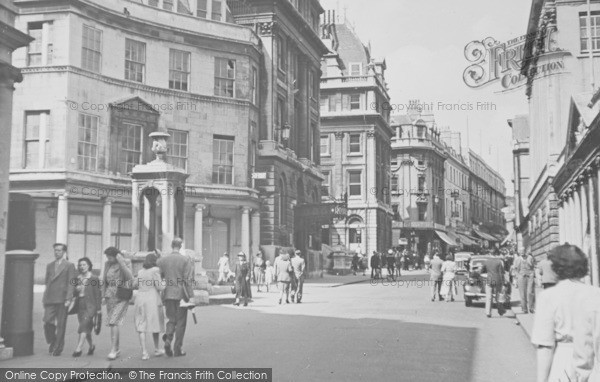 Photo of Bath, Royal Bath Hotel And Fountain c.1950