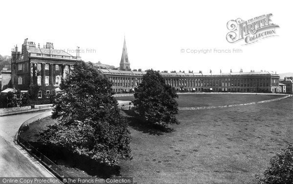 Photo of Bath, Royal Crescent 1896