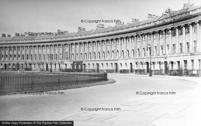 Photo of Bath, Royal Crescent 1951