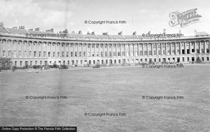 Photo of Bath, Royal Crescent 1951