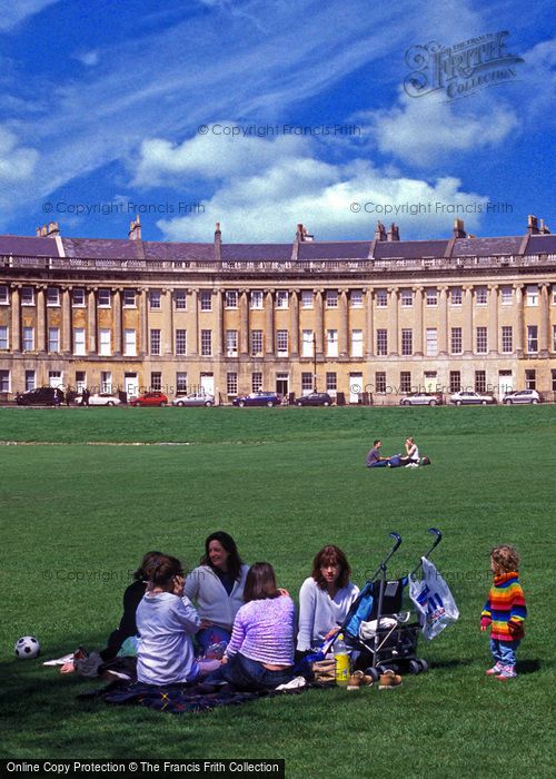 Photo of Bath, Royal Crescent Picnic c.2000