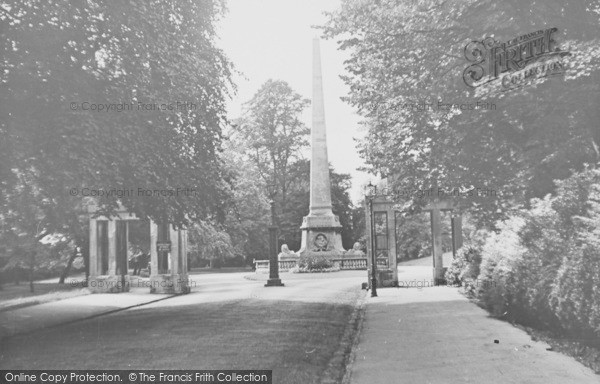 Photo of Bath, Royal Victoria Park And Memorial c.1950