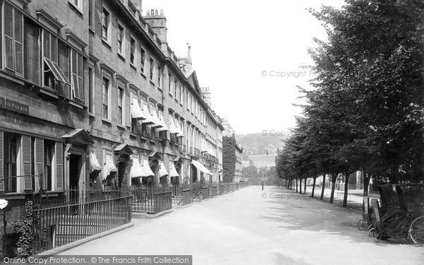 Photo of Bath, South Parade 1895