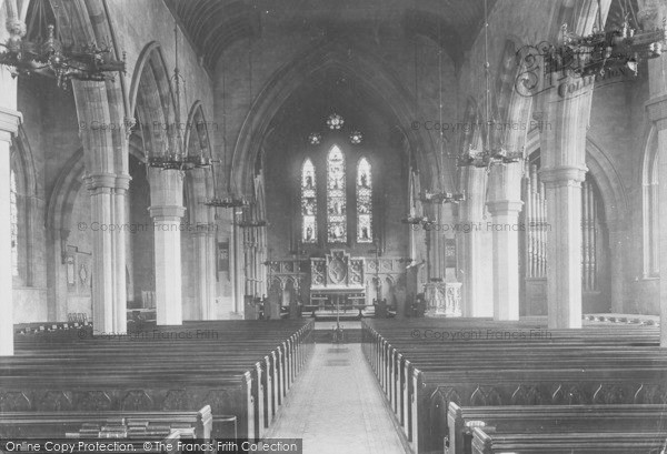 Photo of Bath, St Andrew's Church Interior 1902