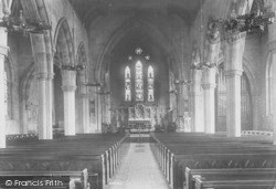 St Andrew's Church Interior 1902, Bath