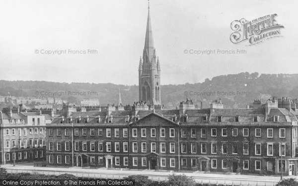 Photo of Bath, St John's Church From Empire Hotel 1907