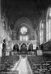 St John The Baptist Church Interior, Bathwick 1907, Bath
