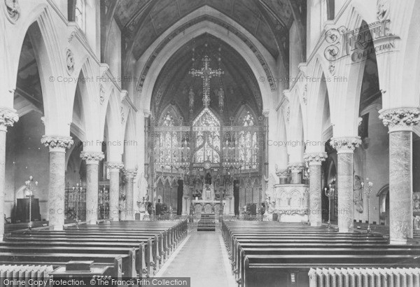 Photo of Bath, St John The Evangelist Rc Church Interior 1907