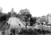 St Mark's Church And Claverton Street 1895, Bath