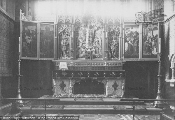 Photo of Bath, St Mary's Church Altar, Bathwick 1887