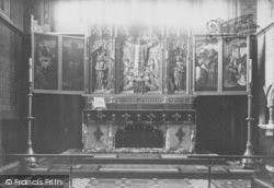 St Mary's Church Altar, Bathwick 1887, Bath