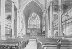 St Mary's Church Interior 1902, Bath