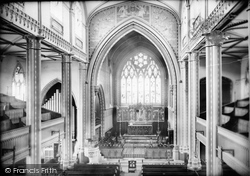 St Mary's Church Interior, Bathwick 1887, Bath