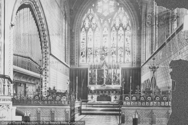 Photo of Bath, St Mary's Church Interior, Bathwick 1887