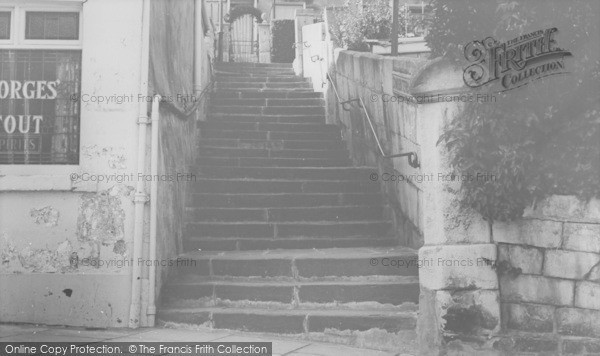 Photo of Bath, Steps To Camden Terrace c.1965