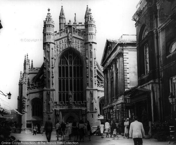 Photo of Bath, The Abbey c.1955
