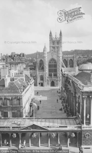 Photo of Bath, The Abbey c.1960