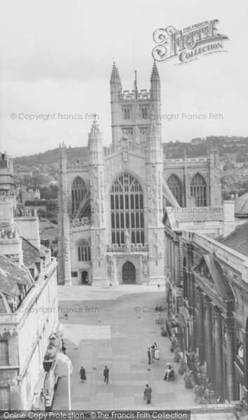 Photo of Bath, The Abbey c.1960