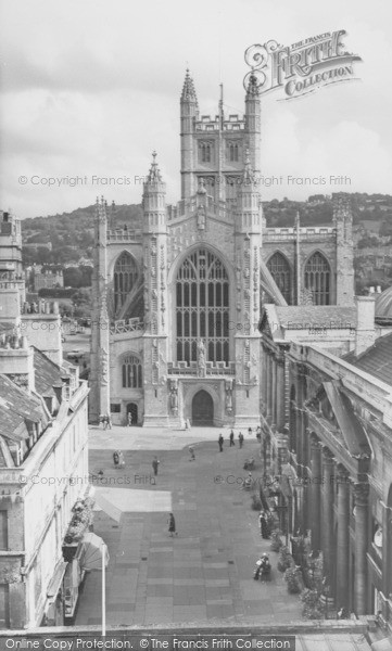 Photo of Bath, The Abbey c.1960