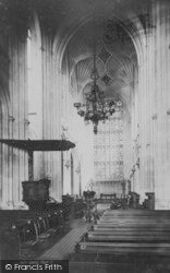 The Abbey, Choir East 1887, Bath