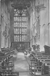 The Abbey, Choir East 1914, Bath