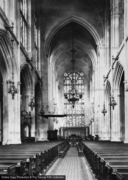 Photo of Bath, The Abbey, Nave East 1887