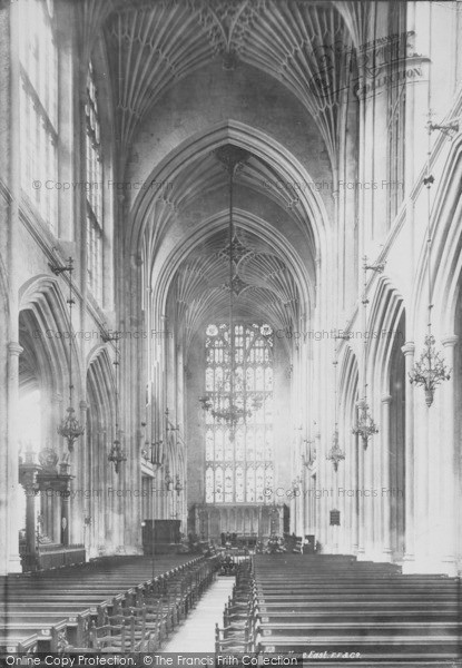 Photo of Bath, The Abbey, Nave East 1896