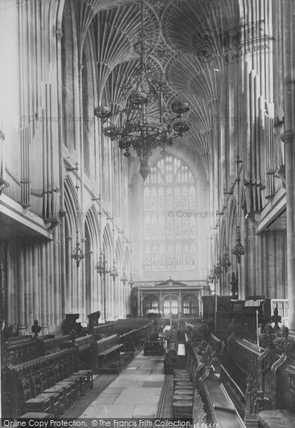 Photo of Bath, The Abbey, Nave East 1896