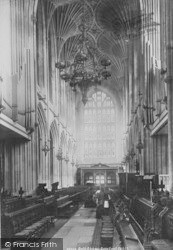 The Abbey, Nave East 1896, Bath