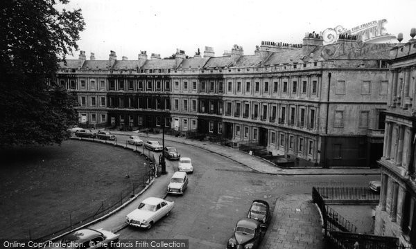 Photo of Bath, The Circus c.1960